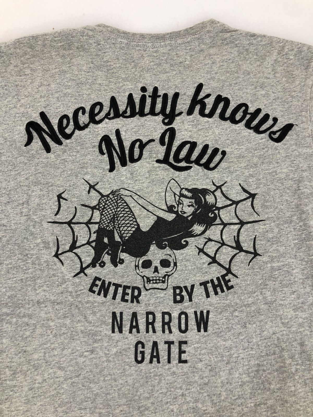 Japanese Brand Stooge &Co Necessity Know No Law Narrow Gate Embroidery Logo Size US S / EU 44-46 / 1 - 4 Thumbnail