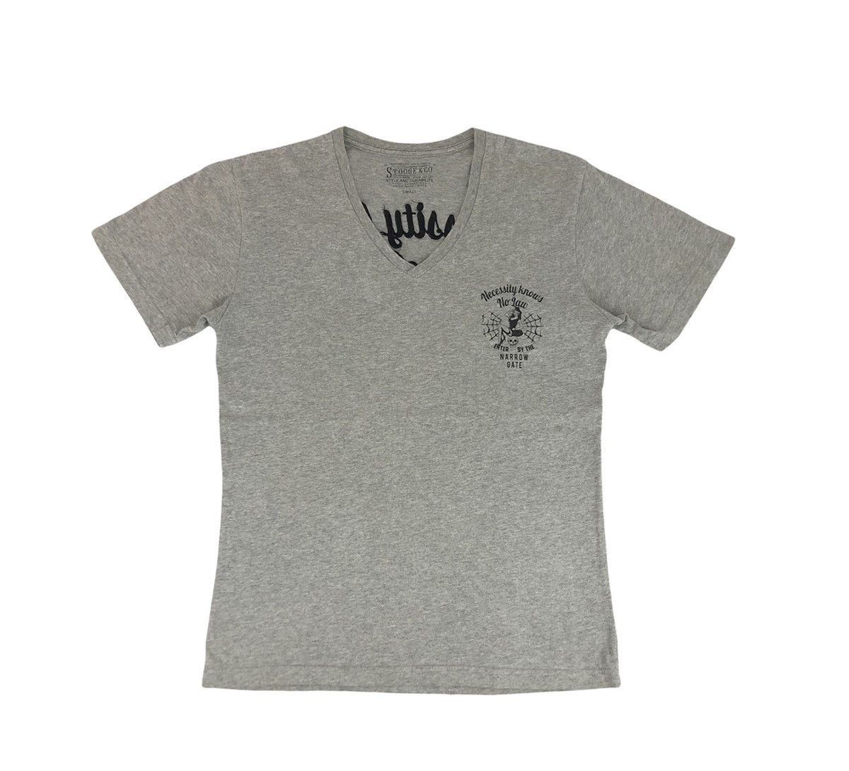 Japanese Brand Stooge &Co Necessity Know No Law Narrow Gate Embroidery Logo Size US S / EU 44-46 / 1 - 2 Thumbnail