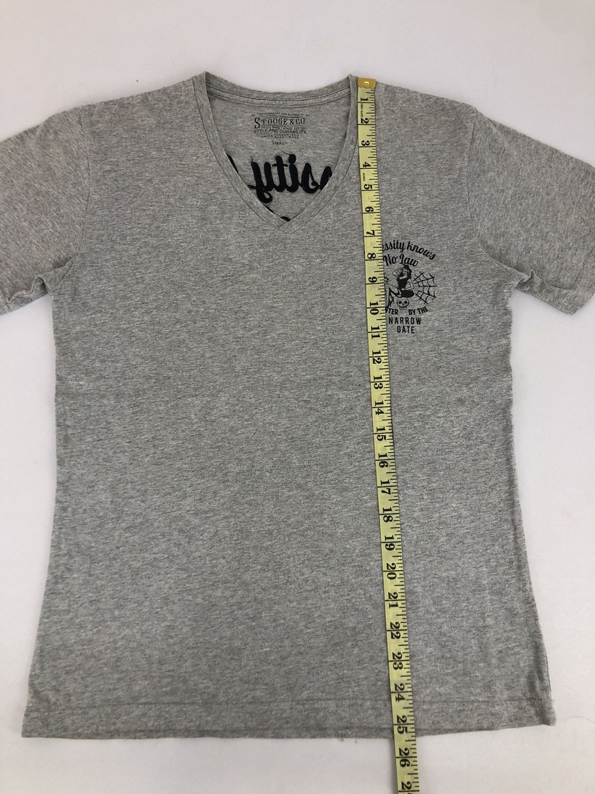 Japanese Brand Stooge &Co Necessity Know No Law Narrow Gate Embroidery Logo Size US S / EU 44-46 / 1 - 7 Thumbnail
