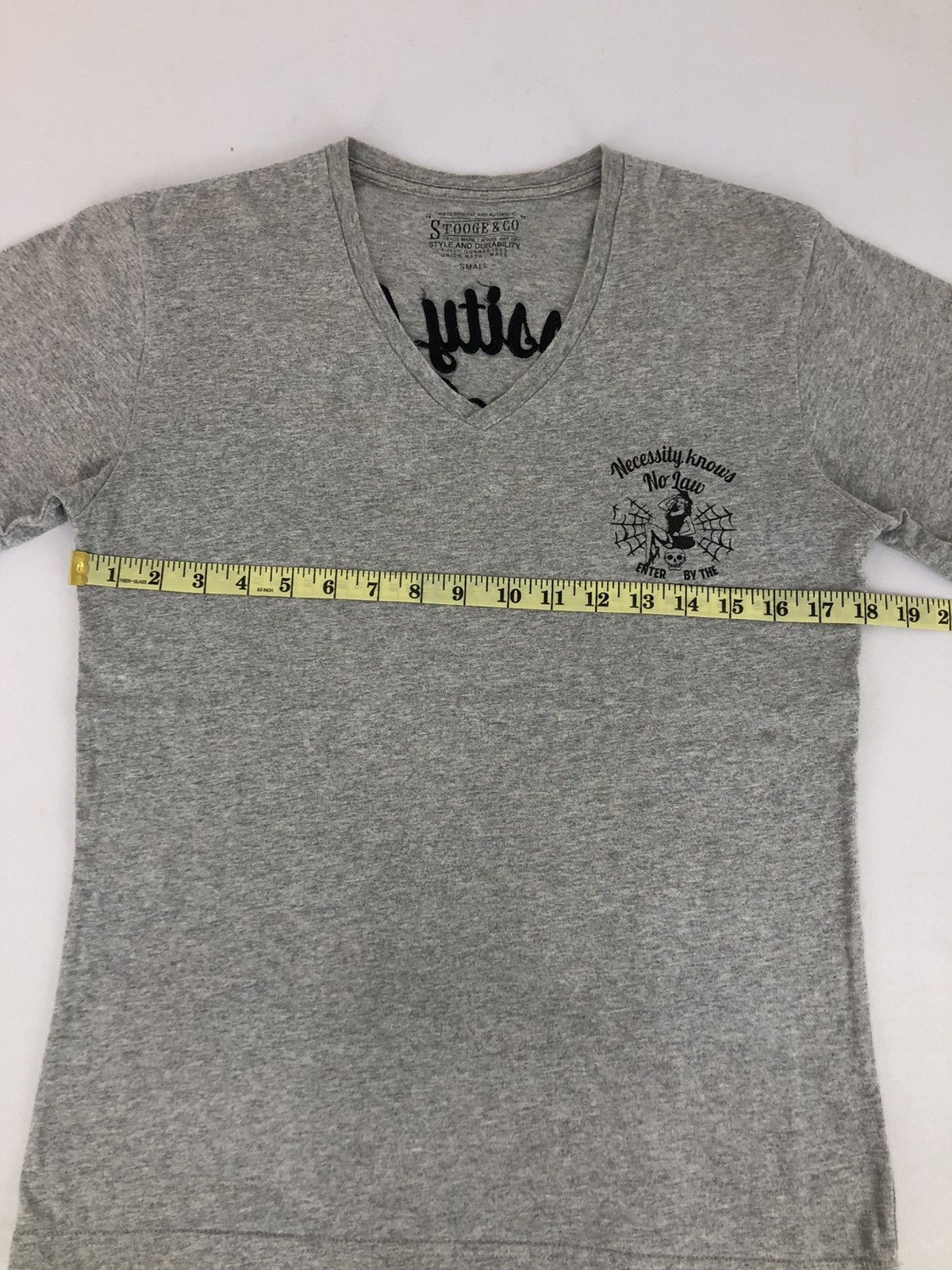 Japanese Brand Stooge &Co Necessity Know No Law Narrow Gate Embroidery Logo Size US S / EU 44-46 / 1 - 6 Thumbnail