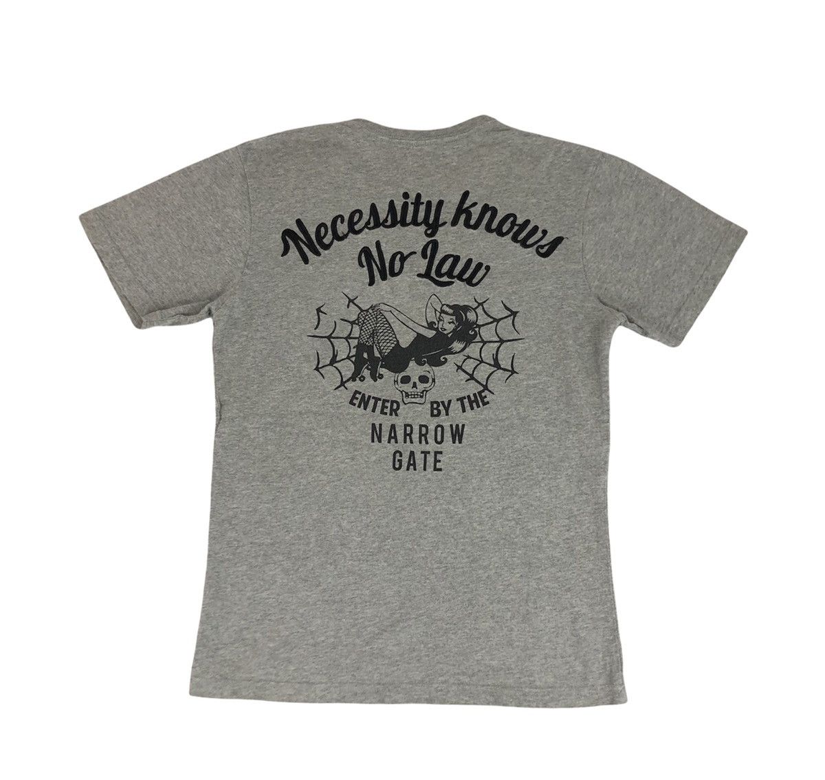 Japanese Brand Stooge &Co Necessity Know No Law Narrow Gate Embroidery Logo Size US S / EU 44-46 / 1 - 1 Thumbnail