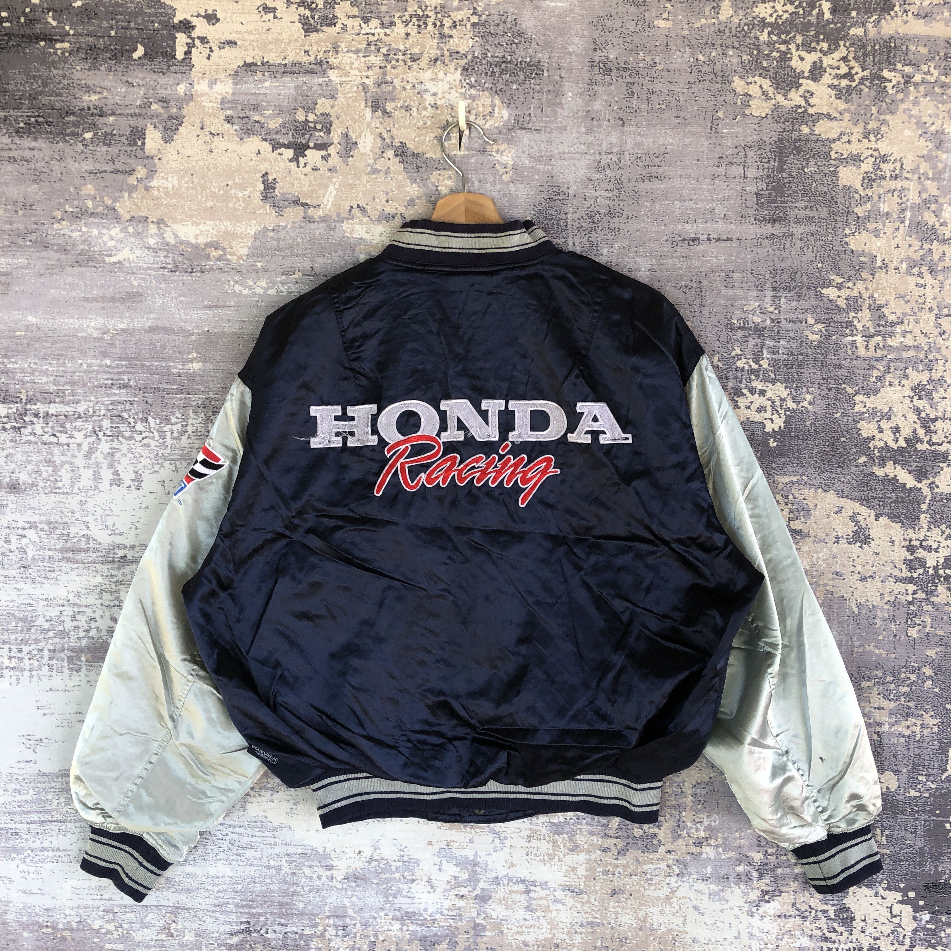 Honda Vintage Honda Racing Baseball Jackets Honda Jackets Grailed