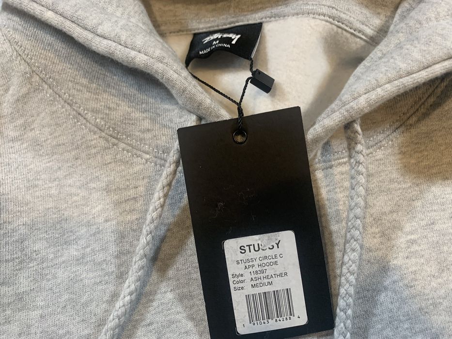 Stussy circle c discount hoodie