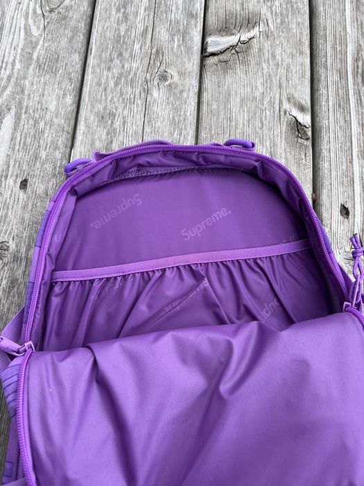 Supreme backpack FW18 purple- rare, Men's Fashion, Bags, Backpacks