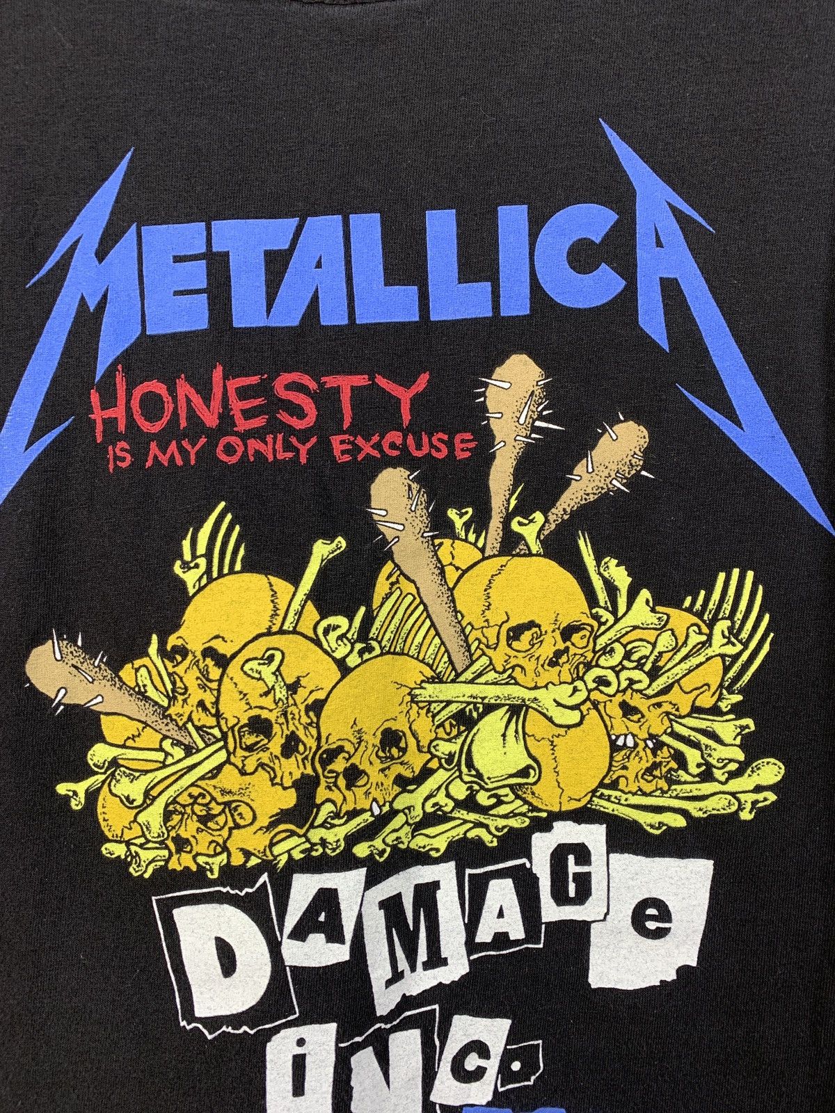 Band Tees 2007 Vintage Metallica Damage Inc Tour Band T-Shirt Size US S / EU 44-46 / 1 - 13 Thumbnail