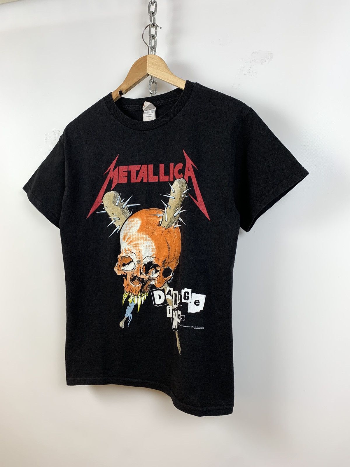 Band Tees 2007 Vintage Metallica Damage Inc Tour Band T-Shirt Size US S / EU 44-46 / 1 - 7 Thumbnail