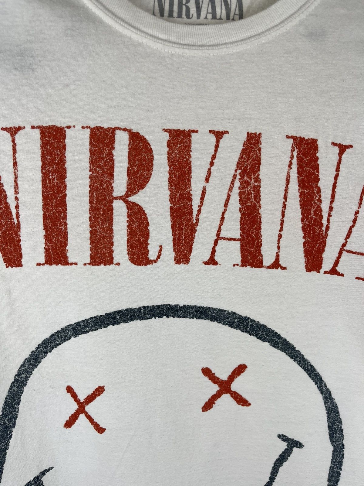 Band Tees × Nirvana Nirvana 2018 big logo band tee shirt white red Size US S / EU 44-46 / 1 - 5 Thumbnail