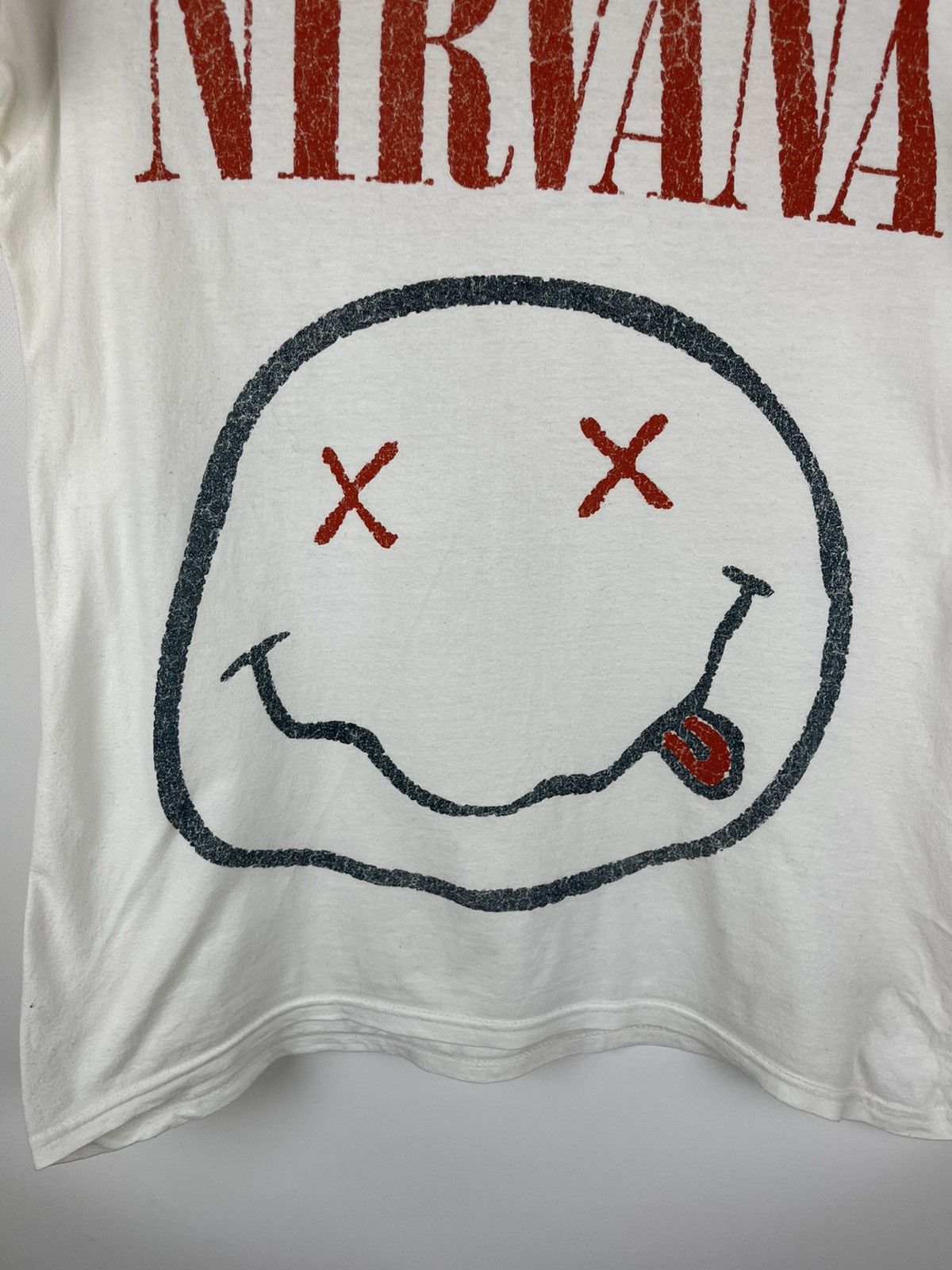 Band Tees × Nirvana Nirvana 2018 big logo band tee shirt white red Size US S / EU 44-46 / 1 - 4 Thumbnail