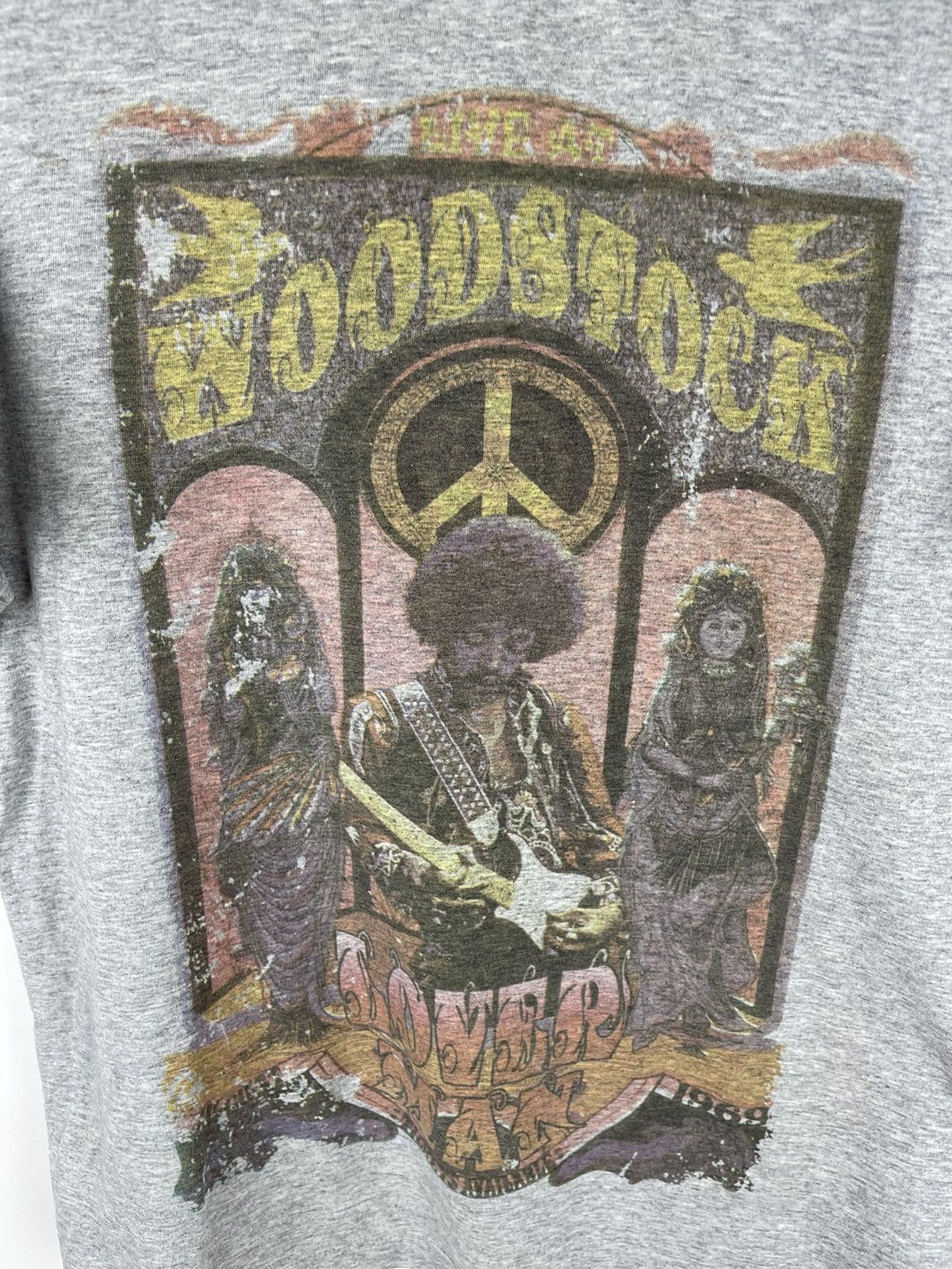 Band Tees Jimi Hendrix 2010 vintage Woodstock lover man band tee Size US L / EU 52-54 / 3 - 3 Thumbnail