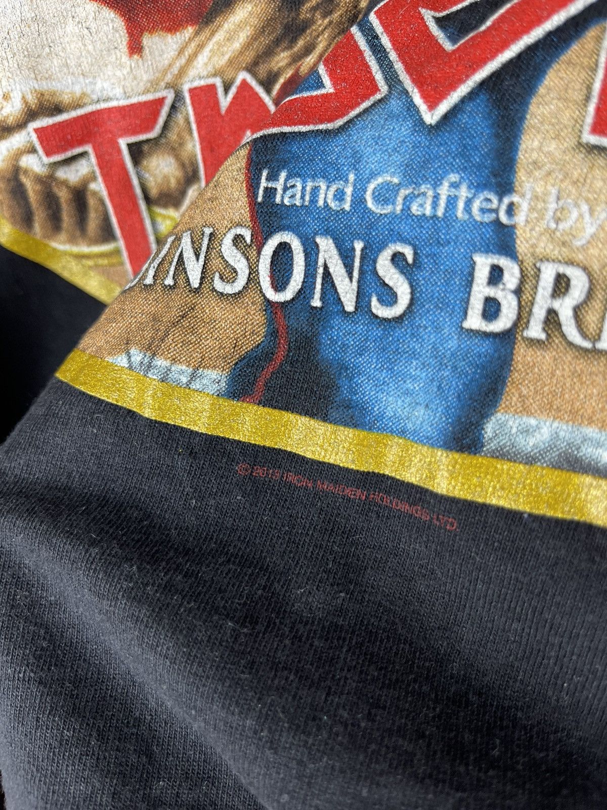 Band Tees Iron Maiden 2013 Trooper Beer vintage band tee shirt Size US M / EU 48-50 / 2 - 6 Thumbnail