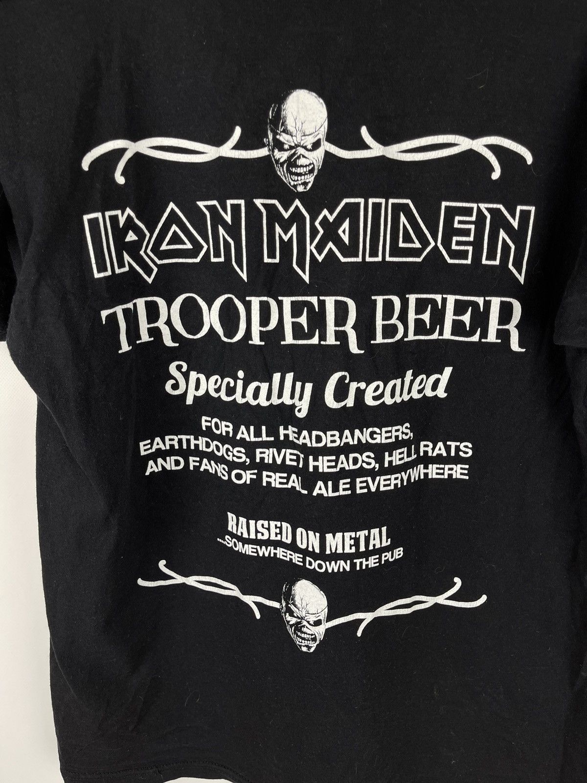 Band Tees Iron Maiden 2013 Trooper Beer vintage band tee shirt Size US M / EU 48-50 / 2 - 8 Thumbnail