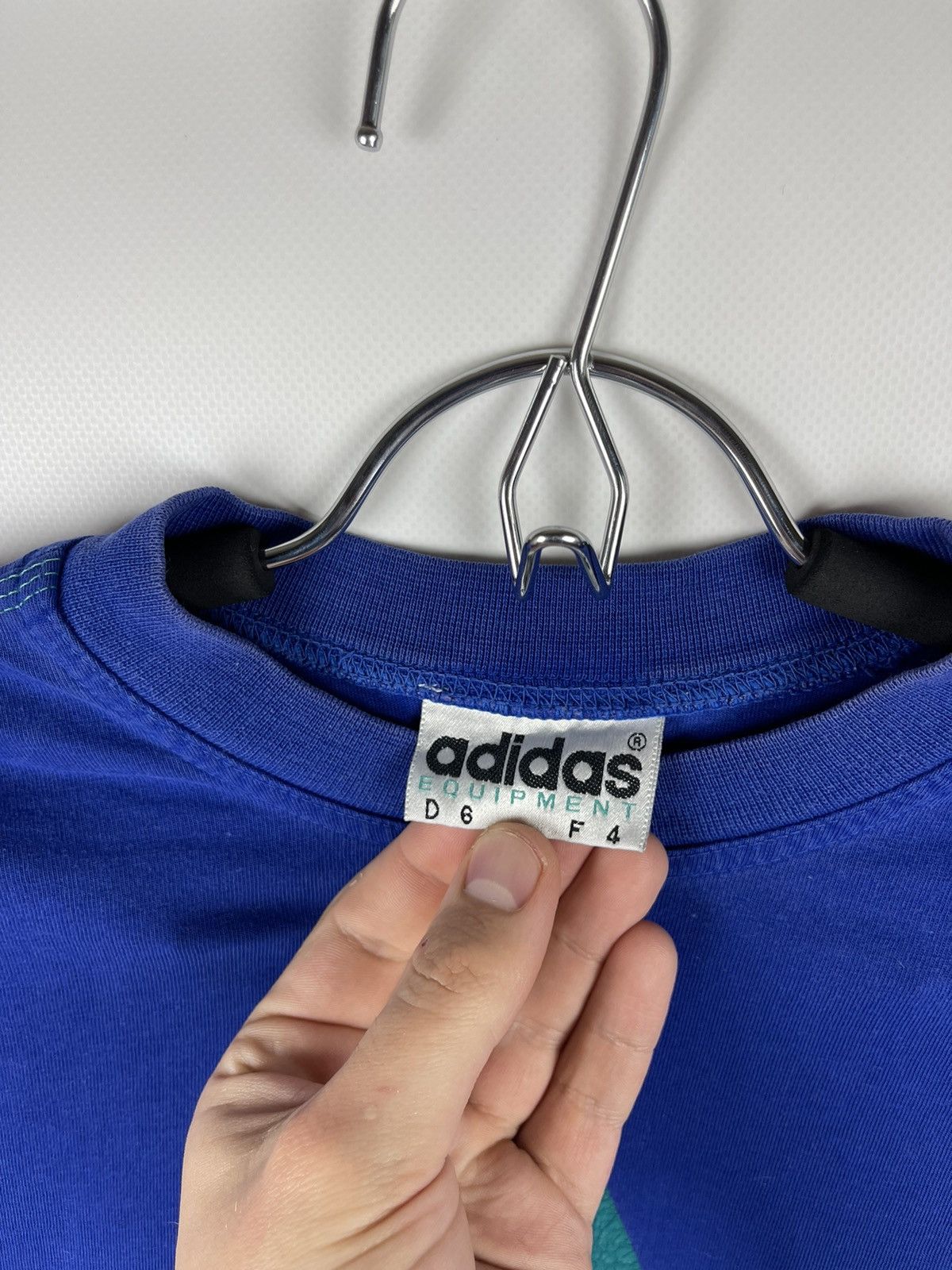 Adidas Adidas Equipment vintage 90s big logo ss tee shirt Size US M / EU 48-50 / 2 - 7 Thumbnail
