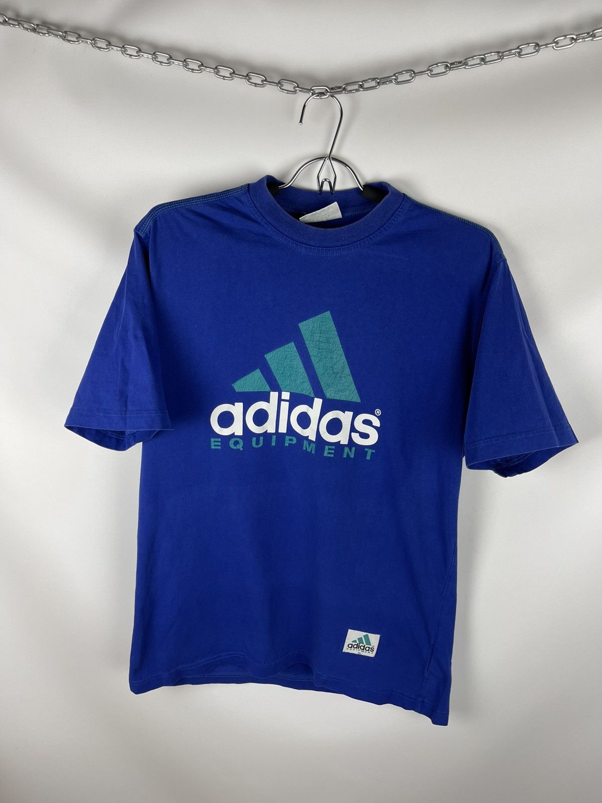 Adidas Adidas Equipment vintage 90s big logo ss tee shirt Size US M / EU 48-50 / 2 - 1 Thumbnail