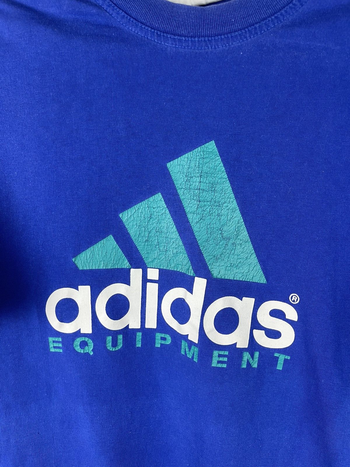 Adidas Adidas Equipment vintage 90s big logo ss tee shirt Size US M / EU 48-50 / 2 - 5 Thumbnail