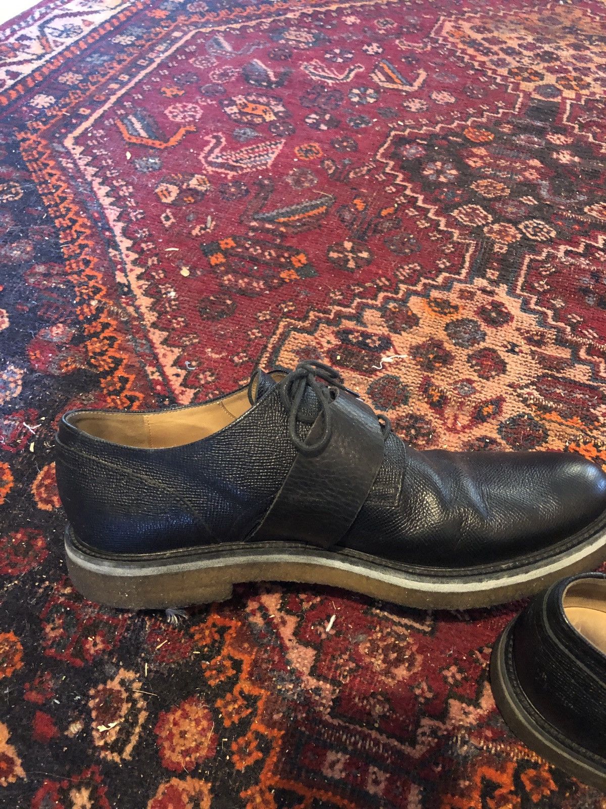 Dries Van Noten Dries Van Noten LEATHER SHOES 43 1/2 Size US 10.5 / EU 43-44 - 2 Thumbnail