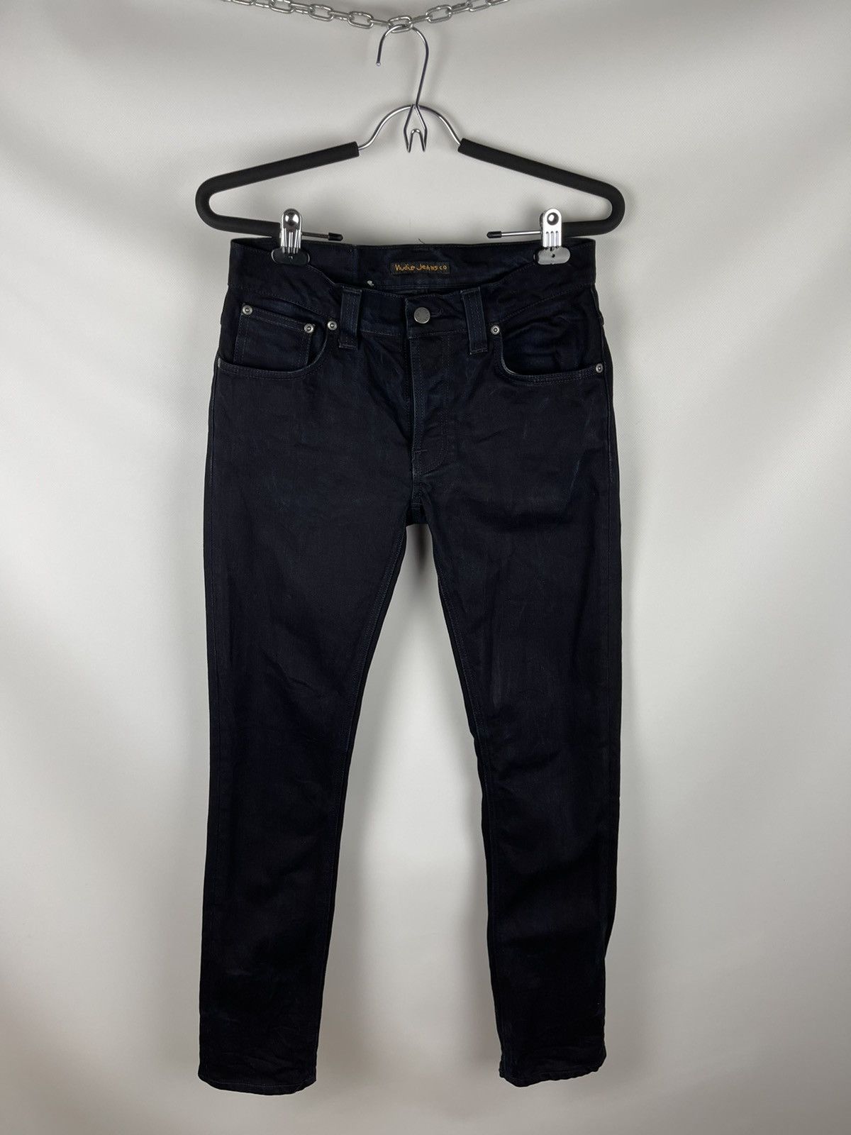 Nudie Jeans Nudie Jeans Grim Tim black ring faded organic cotton jeans Size US 30 / EU 46 - 1 Thumbnail