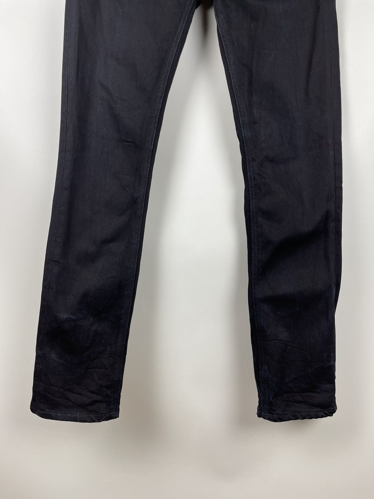 Nudie Jeans Nudie Jeans Grim Tim black ring faded organic cotton jeans Size US 30 / EU 46 - 6 Thumbnail