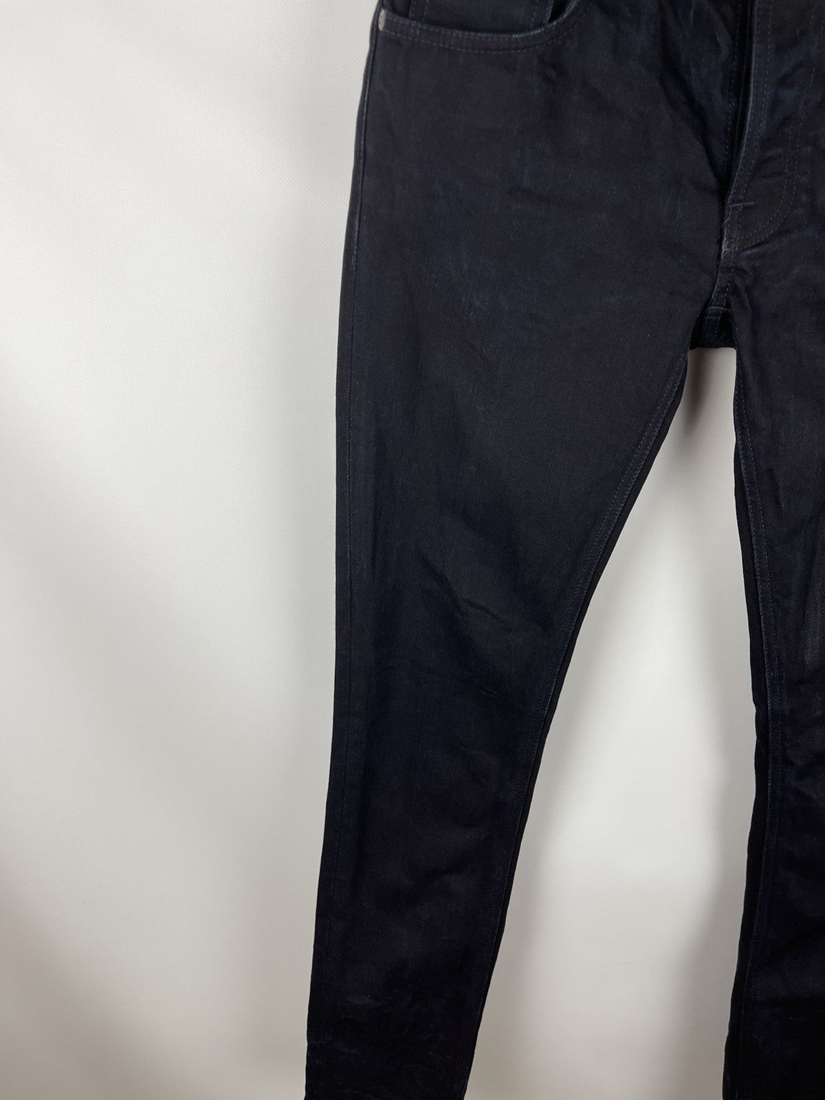 Nudie Jeans Nudie Jeans Grim Tim black ring faded organic cotton jeans Size US 30 / EU 46 - 4 Thumbnail