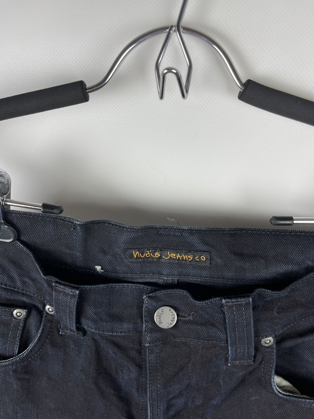 Nudie Jeans Nudie Jeans Grim Tim black ring faded organic cotton jeans Size US 30 / EU 46 - 7 Thumbnail