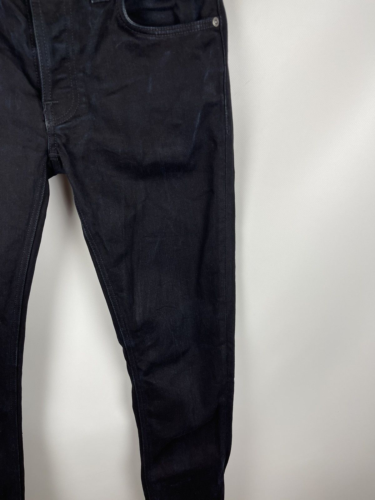 Nudie Jeans Nudie Jeans Grim Tim black ring faded organic cotton jeans Size US 30 / EU 46 - 5 Thumbnail