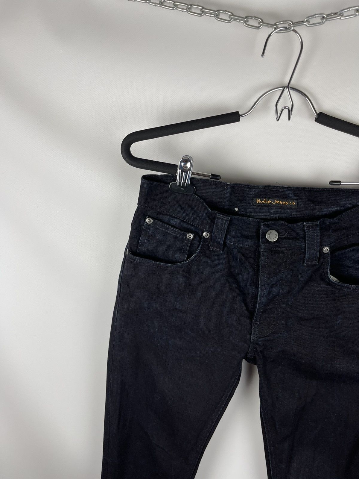 Nudie Jeans Nudie Jeans Grim Tim black ring faded organic cotton jeans Size US 30 / EU 46 - 2 Thumbnail