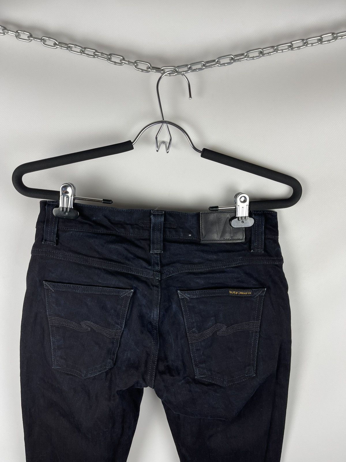 Nudie Jeans Nudie Jeans Grim Tim black ring faded organic cotton jeans Size US 30 / EU 46 - 9 Thumbnail