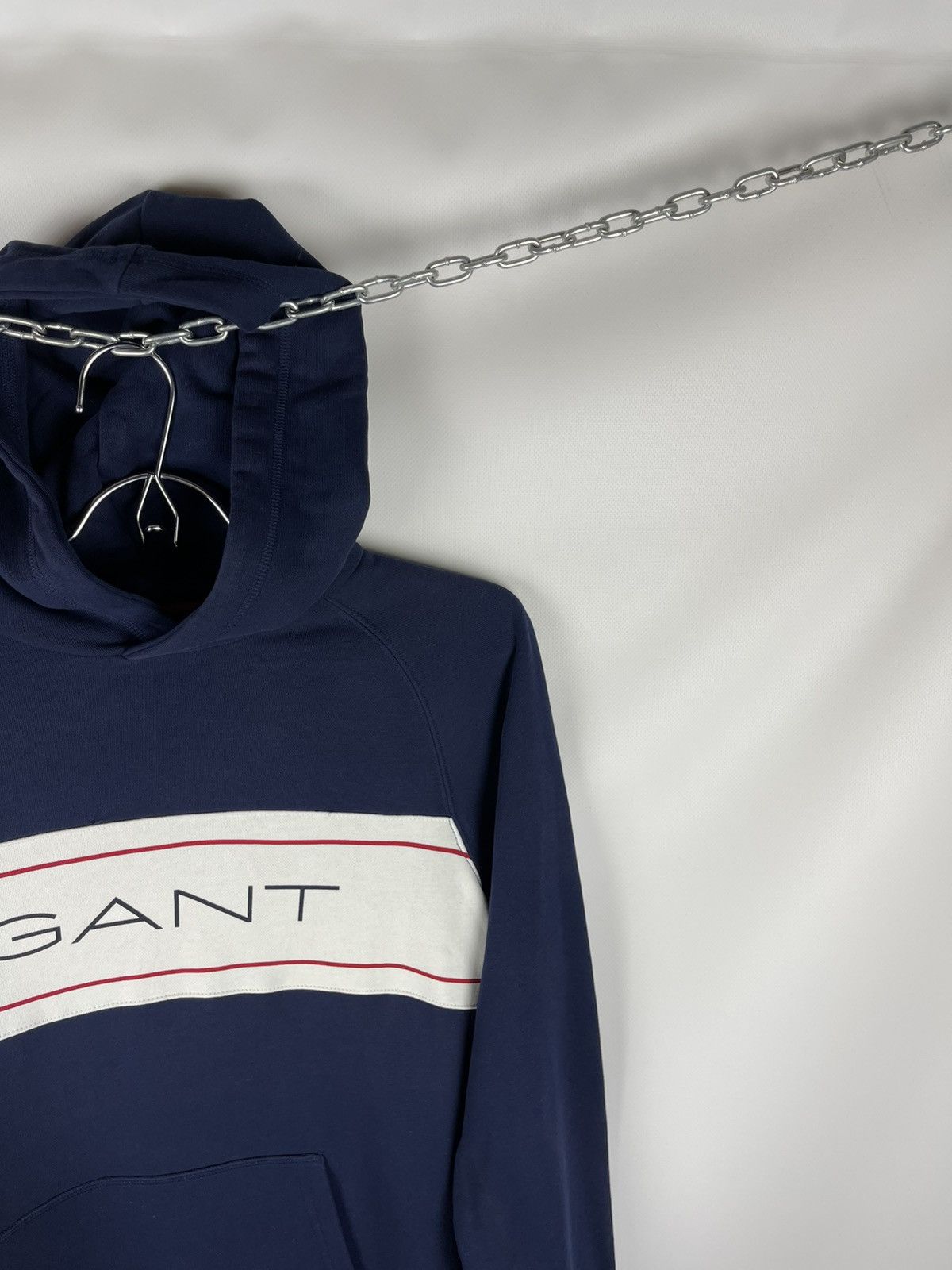 Gant Gant big logo navy hooded jacket hoodie sweatshirt Size US S / EU 44-46 / 1 - 3 Thumbnail