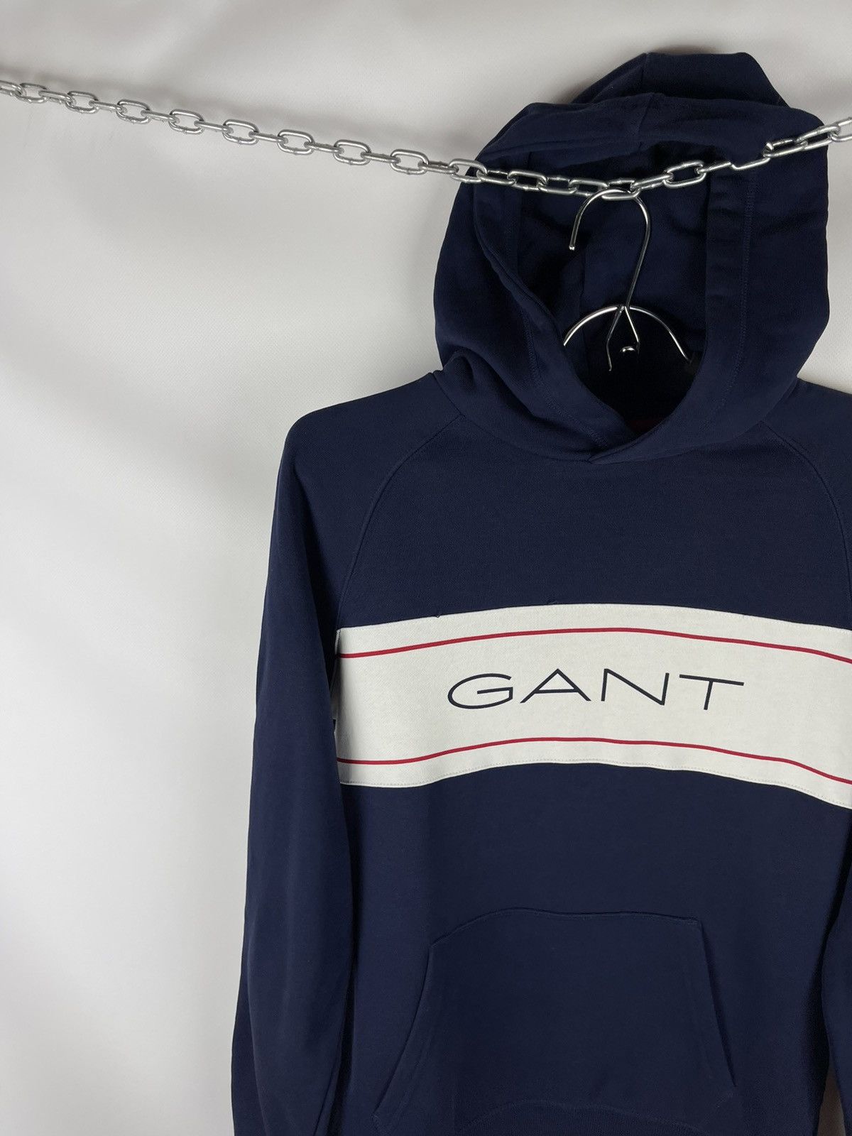 Gant Gant big logo navy hooded jacket hoodie sweatshirt Size US S / EU 44-46 / 1 - 4 Thumbnail