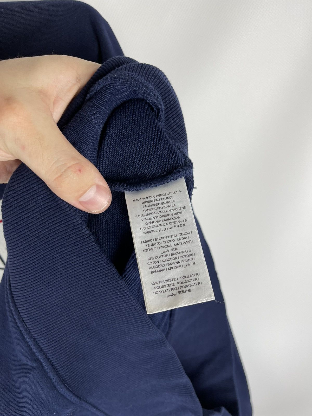 Gant Gant big logo navy hooded jacket hoodie sweatshirt Size US S / EU 44-46 / 1 - 8 Thumbnail