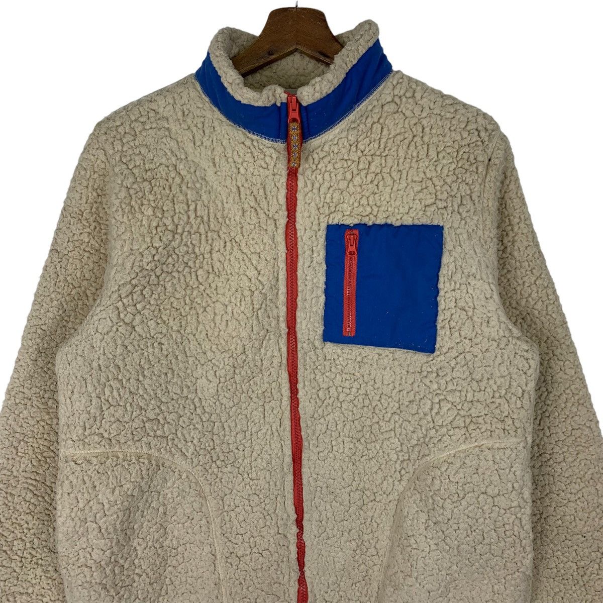 Japanese Brand Vintage Sospita Retro X Sherpa Zipper Jacket Size US L / EU 52-54 / 3 - 2 Thumbnail