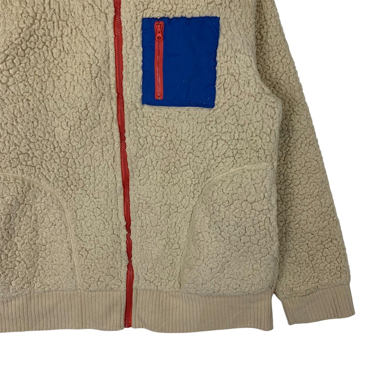 Japanese Brand Vintage Sospita Retro X Sherpa Zipper Jacket Size US L / EU 52-54 / 3 - 3 Thumbnail