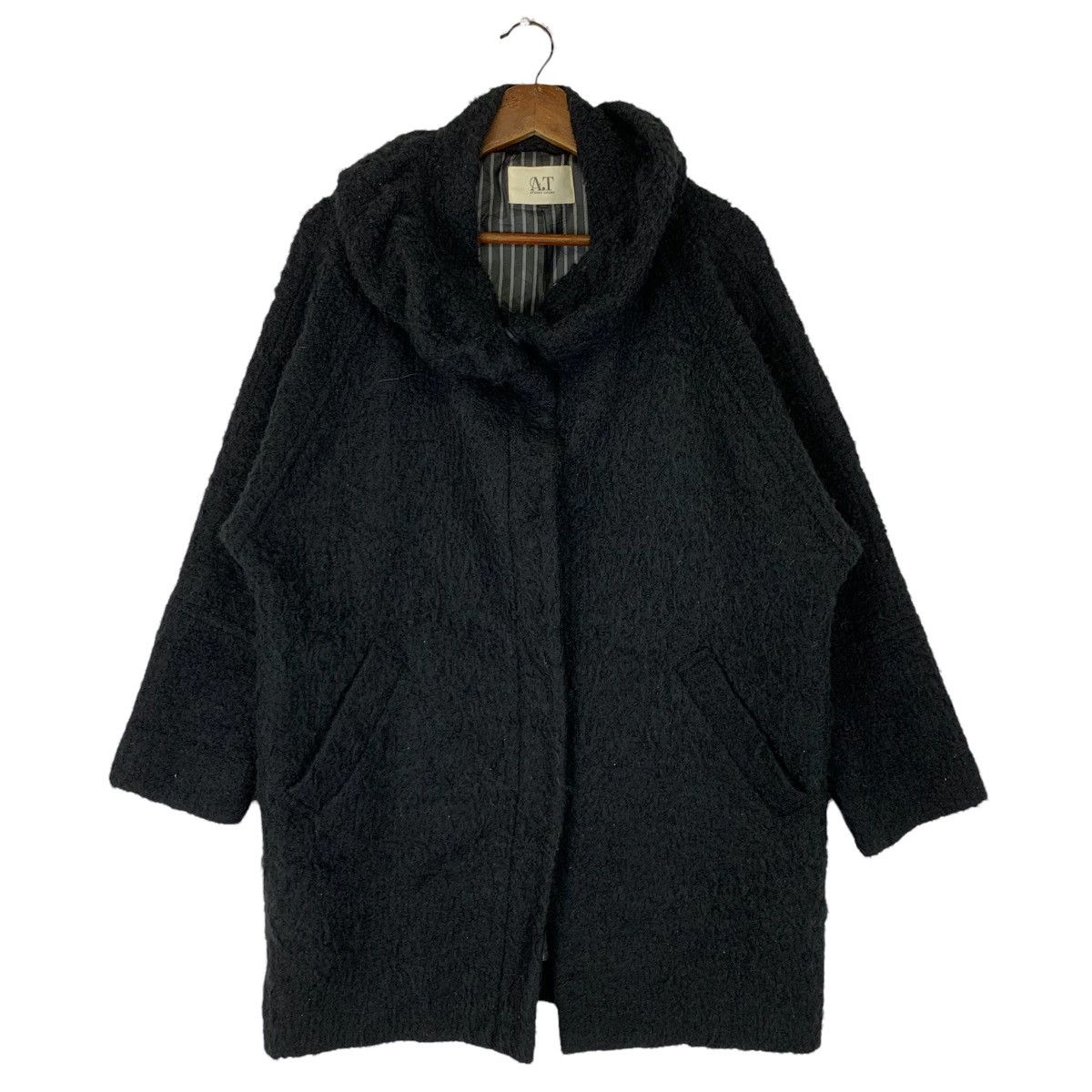 Japanese Brand Atsuro Tayama Designer Japan Wool Trench Jacket Size US L / EU 52-54 / 3 - 1 Thumbnail