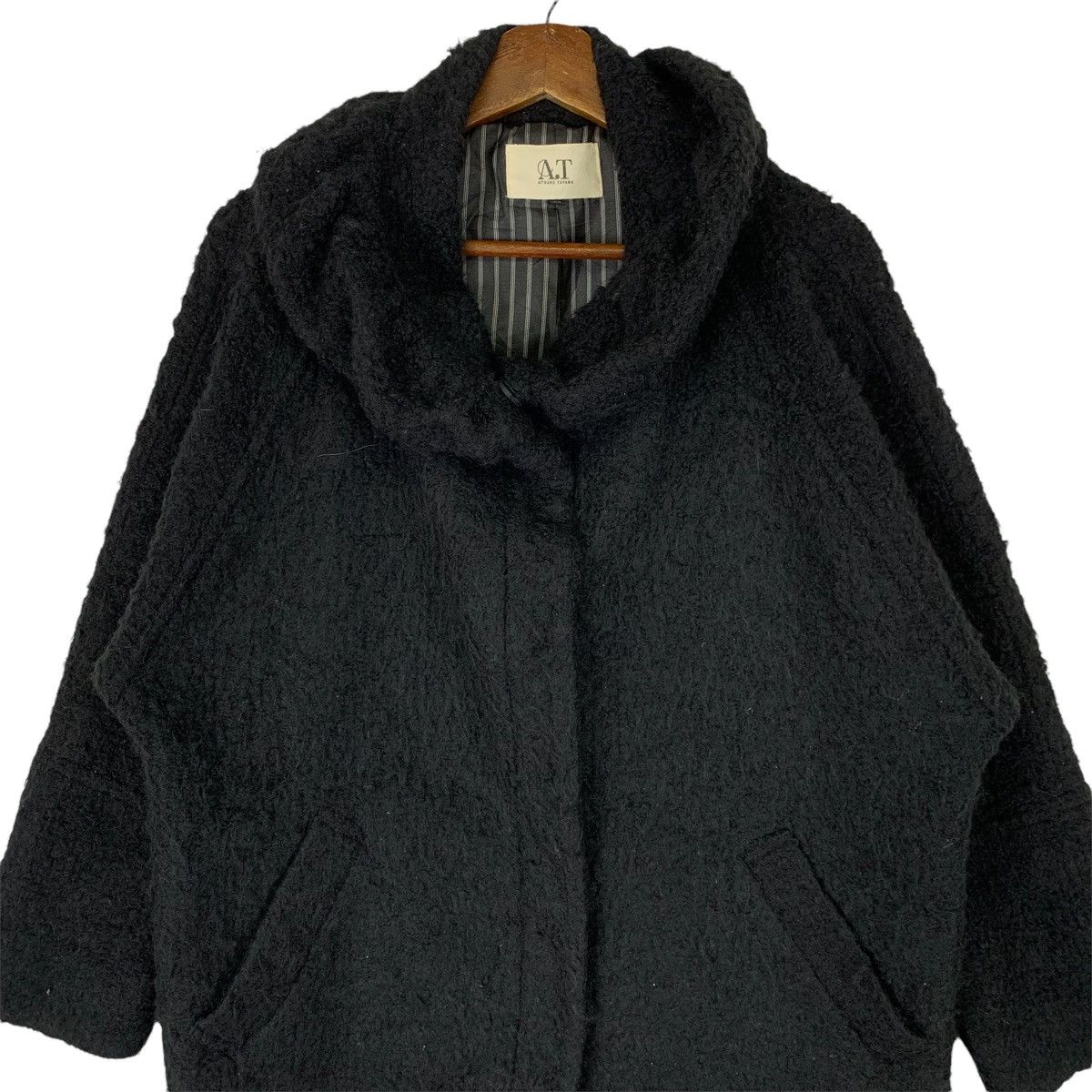 Japanese Brand Atsuro Tayama Designer Japan Wool Trench Jacket Size US L / EU 52-54 / 3 - 2 Thumbnail