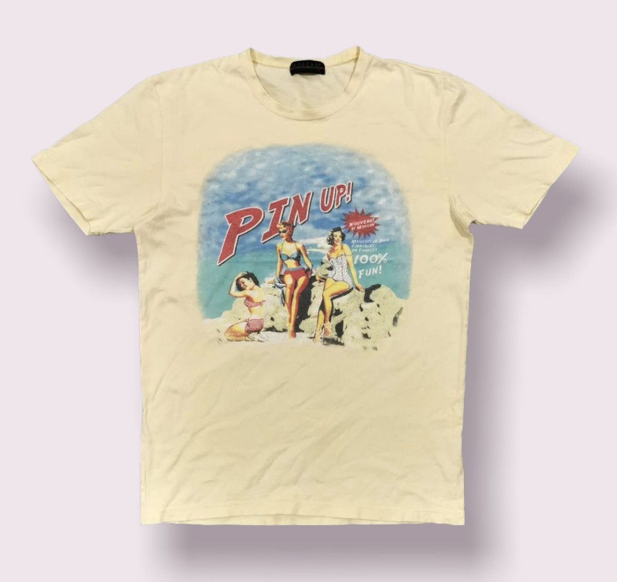 Morgan Homme Morgan De Toi Homme Retro Pin Up Girls Poster Shirt Size US S / EU 44-46 / 1 - 1 Thumbnail