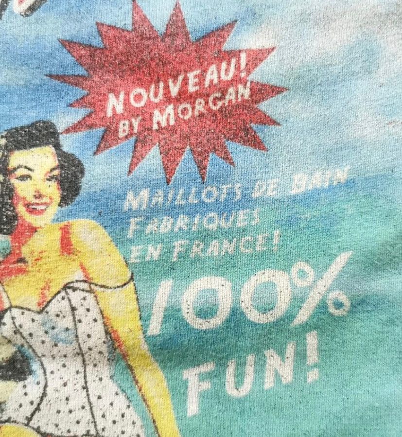 Morgan Homme Morgan De Toi Homme Retro Pin Up Girls Poster Shirt Size US S / EU 44-46 / 1 - 4 Thumbnail