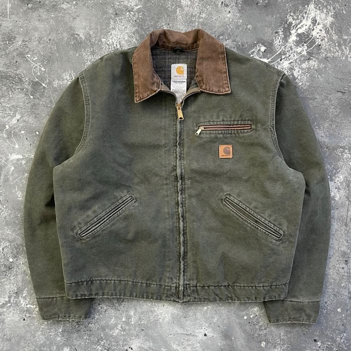 Carhartt Vintage Carhartt J97 Detroit Work Jacket Moss Green | Grailed