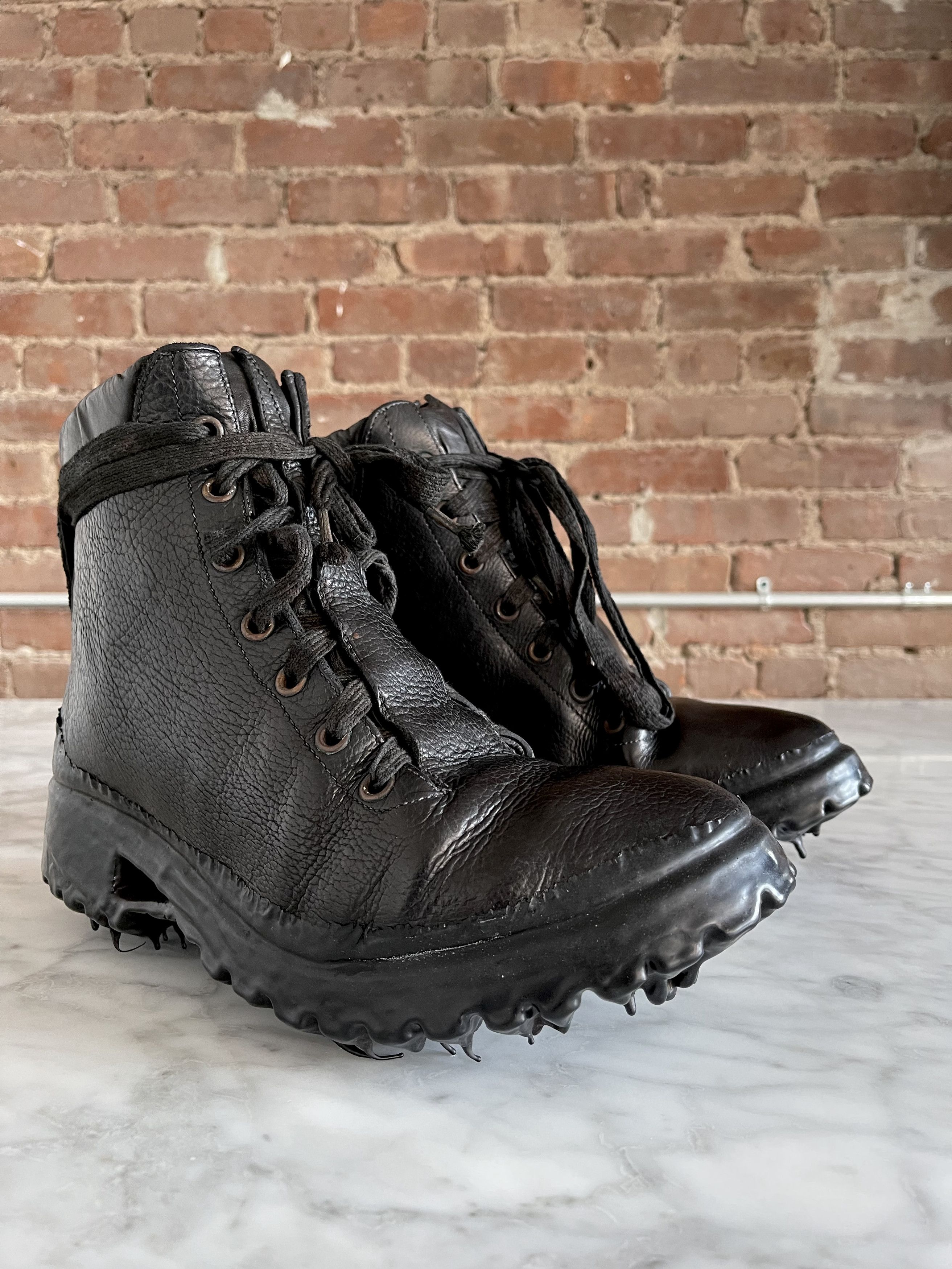 靴 Carol Christian Poell Tank Sole Boots Carol Christian Poell Tank Sole Work Boots - Archived