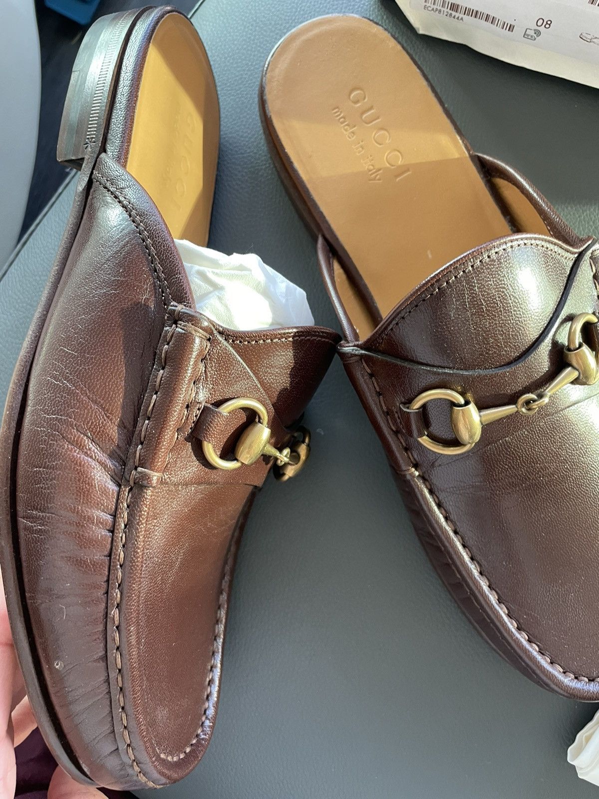 Gucci Limited Edition Iconic Classic Leather Sandal Shoes 100% New Size US 8.5 / EU 41-42 - 11 Thumbnail