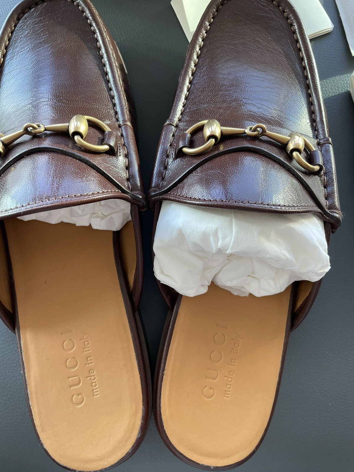 Gucci Limited Edition Iconic Classic Leather Sandal Shoes 100% New Size US 8.5 / EU 41-42 - 3 Thumbnail