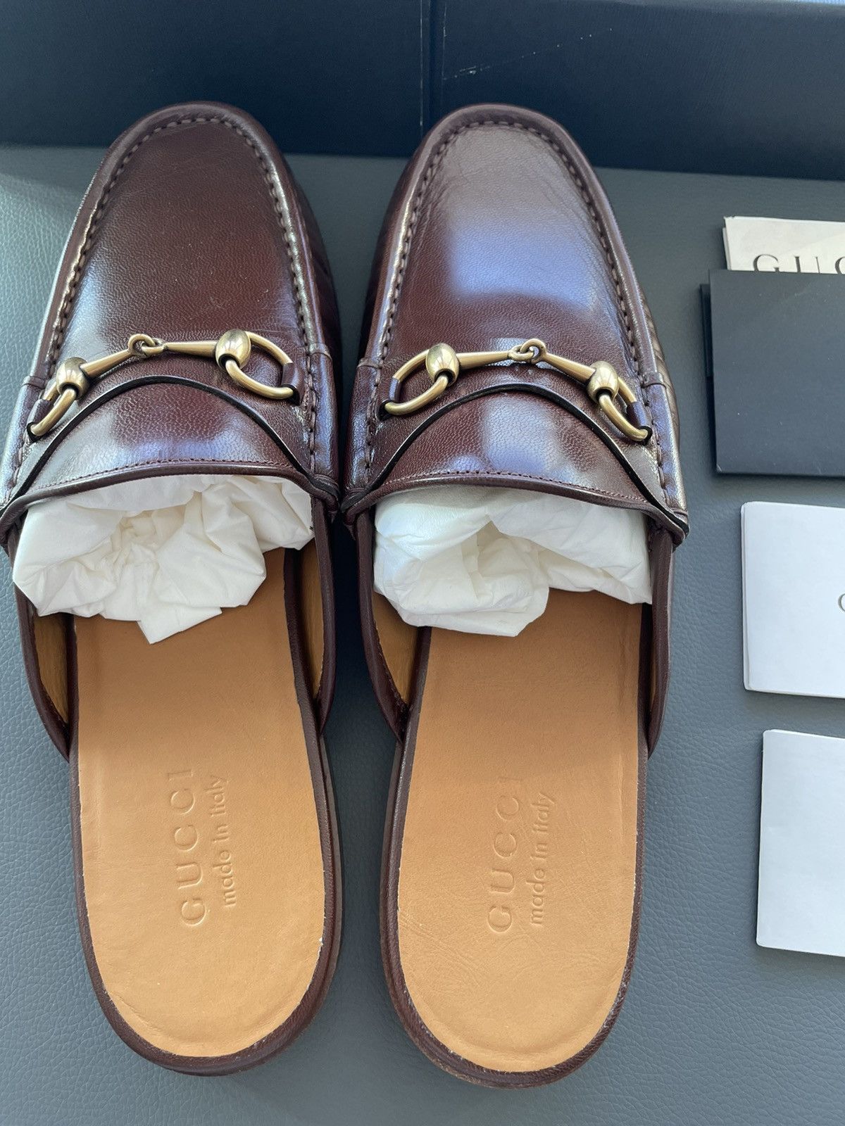 Gucci Iconic Super Runway Limited Horsebit Leather Sandal Shoes Size US 8.5 / EU 41-42 - 7 Thumbnail