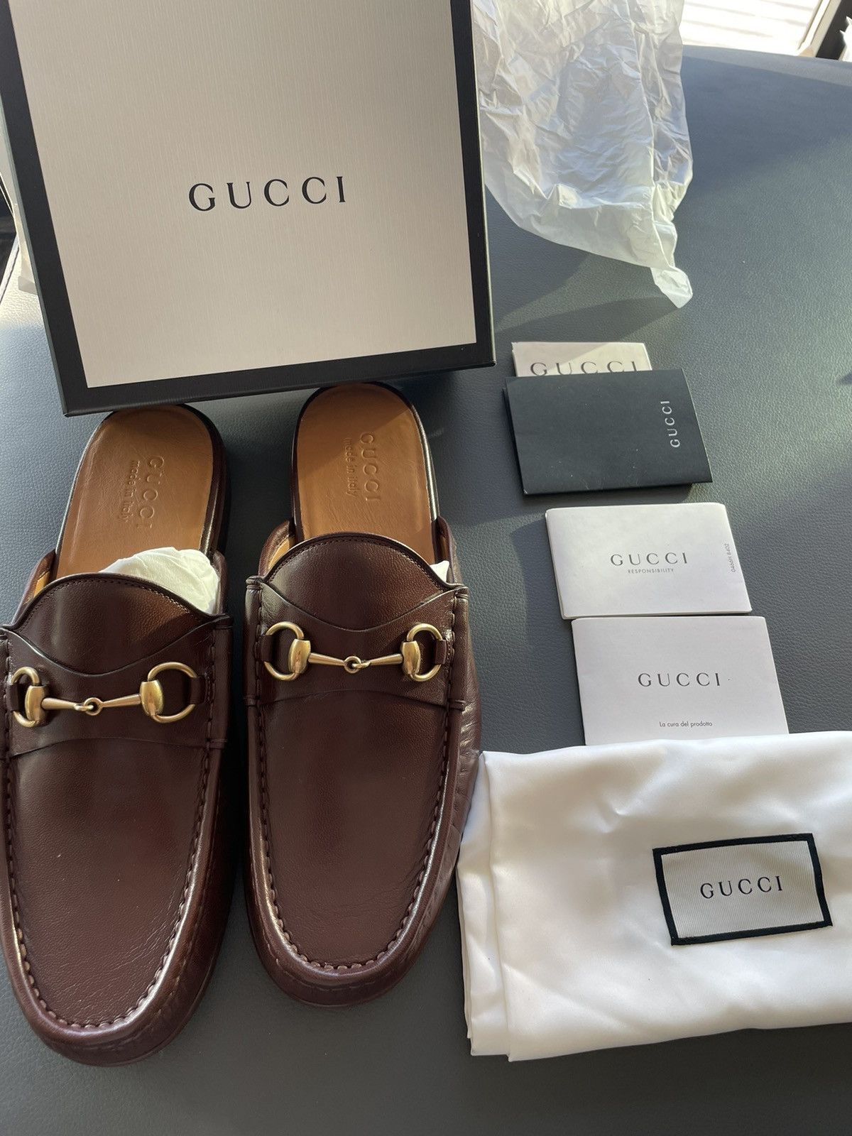 Gucci Iconic Super Runway Limited Horsebit Leather Sandal Shoes Size US 8.5 / EU 41-42 - 20 Thumbnail