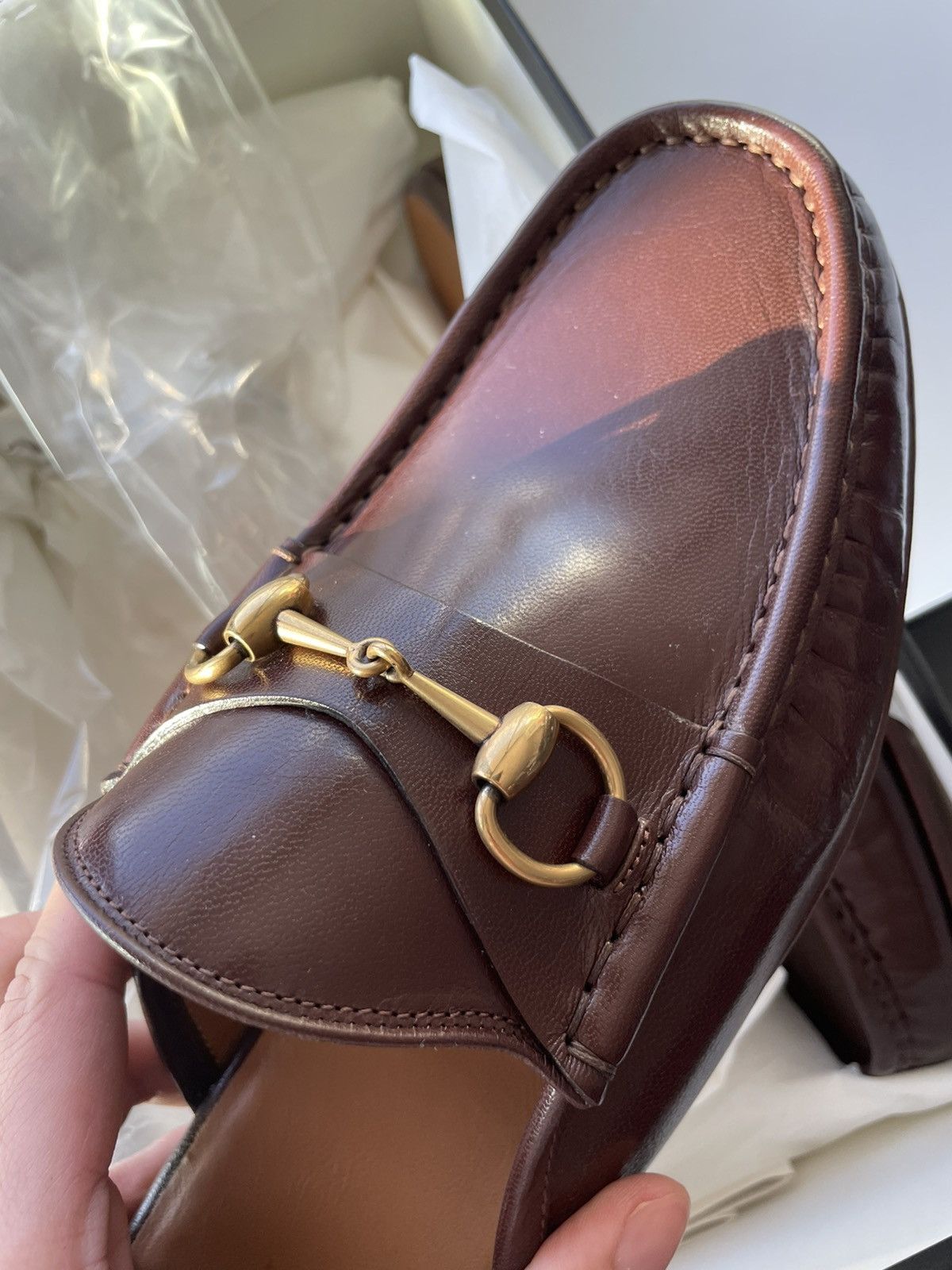 Gucci Iconic Super Runway Limited Horsebit Leather Sandal Shoes Size US 8.5 / EU 41-42 - 9 Thumbnail