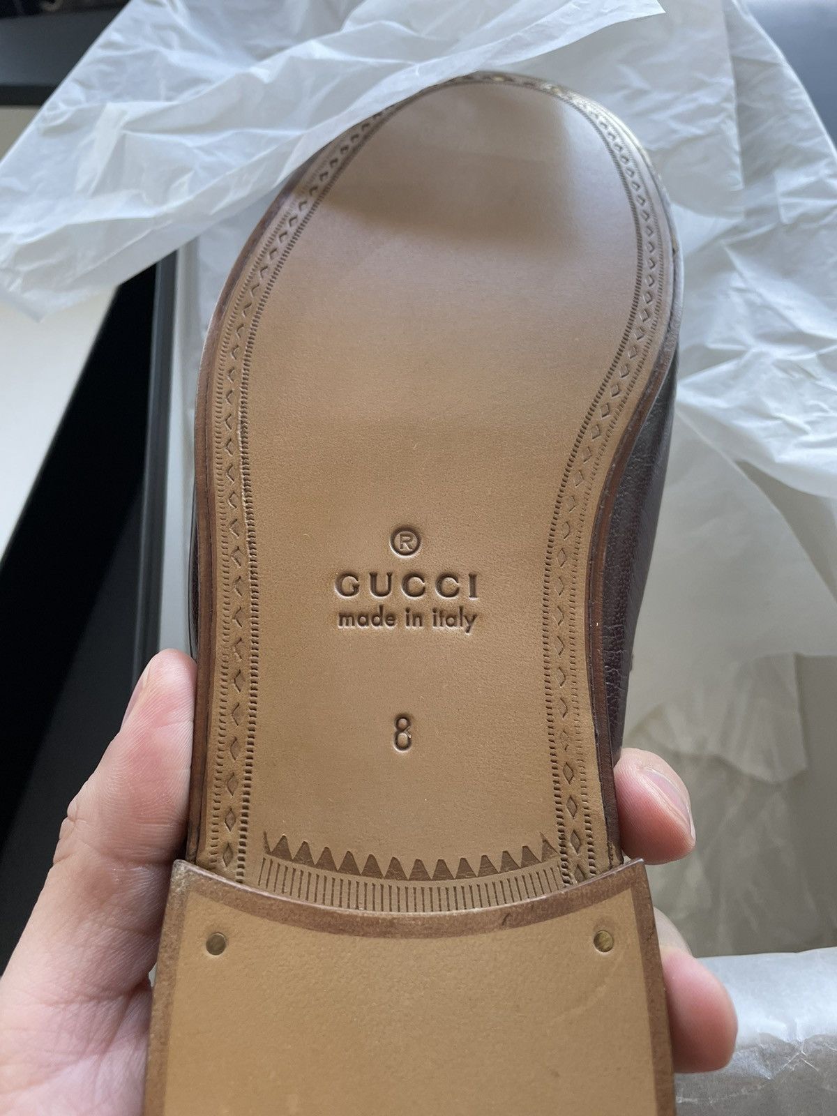 Gucci Limited Edition Iconic Classic Leather Sandal Shoes 100% New Size US 8.5 / EU 41-42 - 12 Thumbnail