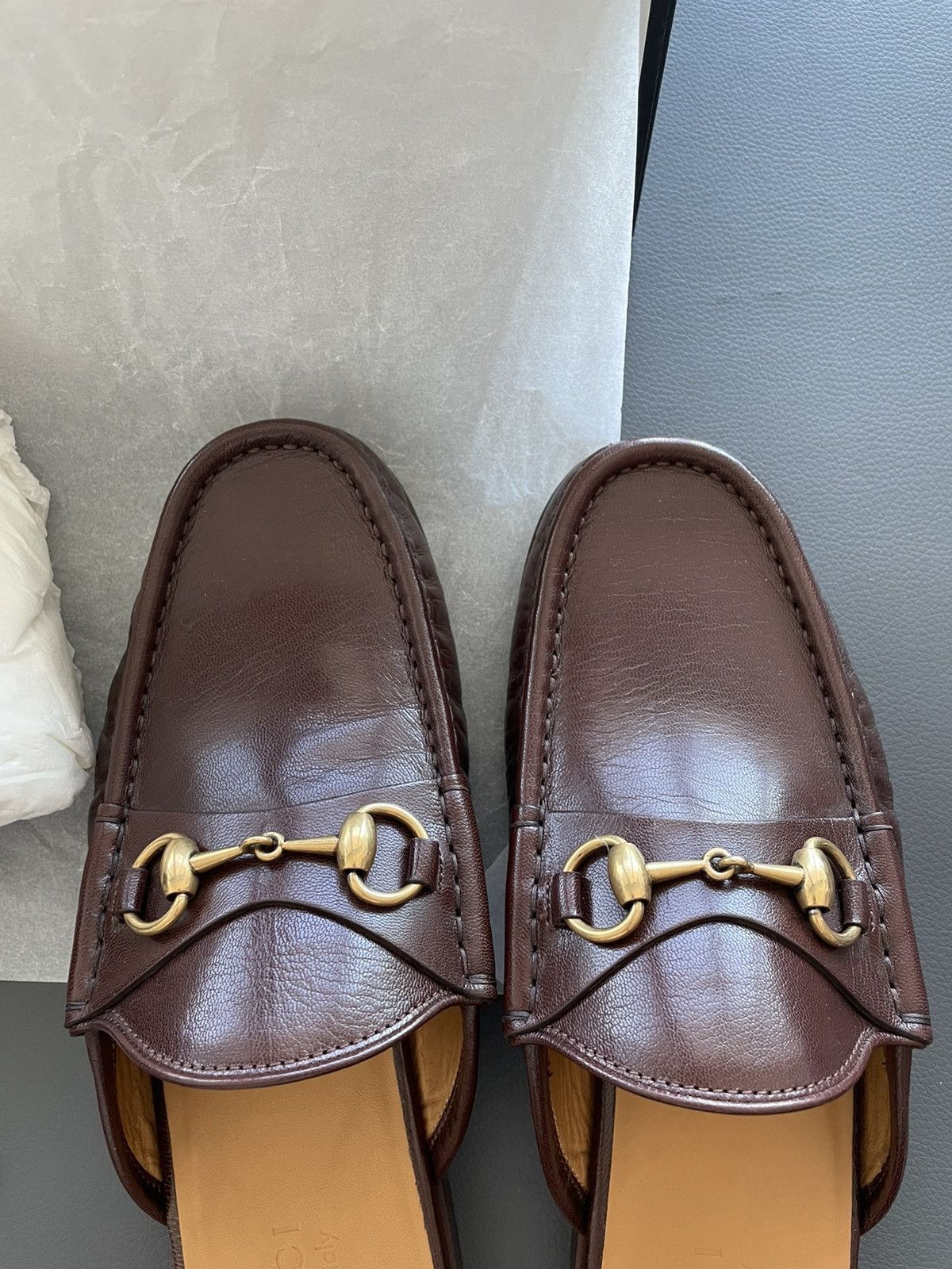 Gucci Limited Edition Iconic Classic Leather Sandal Shoes 100% New Size US 8.5 / EU 41-42 - 2 Thumbnail