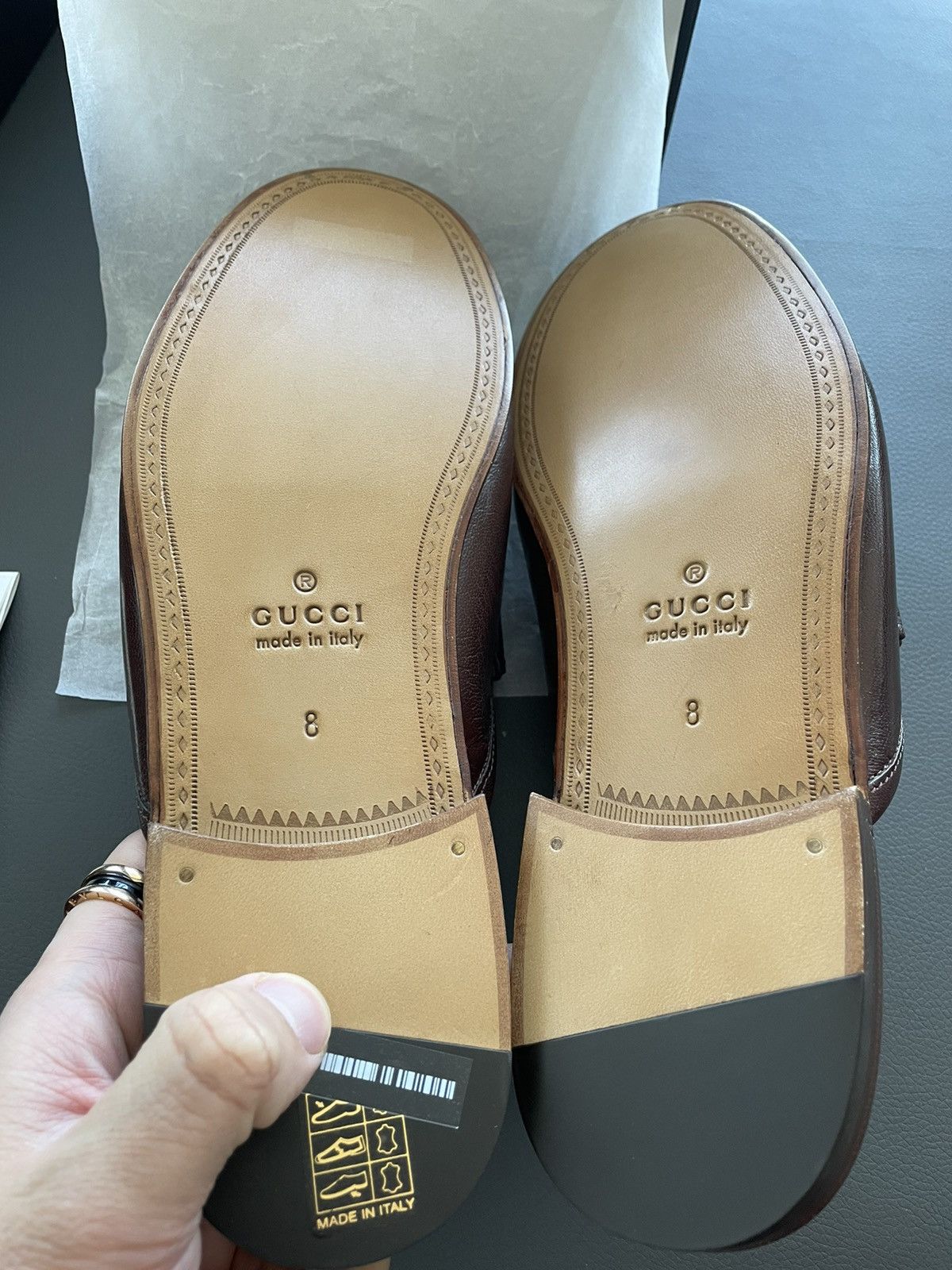 Gucci Limited Edition Iconic Classic Leather Sandal Shoes 100% New Size US 8.5 / EU 41-42 - 5 Thumbnail