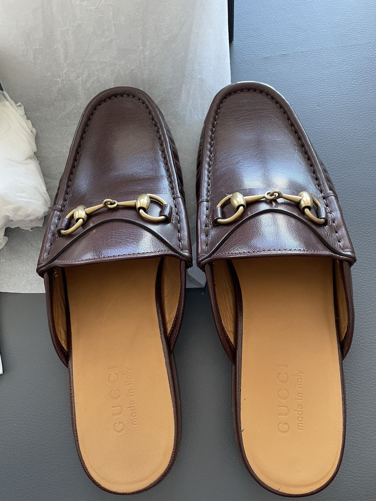 Gucci Limited Edition Iconic Classic Leather Sandal Shoes 100% New Size US 8.5 / EU 41-42 - 14 Thumbnail