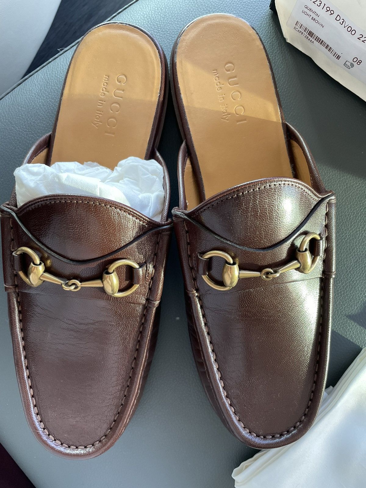 Gucci Limited Edition Iconic Classic Leather Sandal Shoes 100% New Size US 8.5 / EU 41-42 - 3 Thumbnail