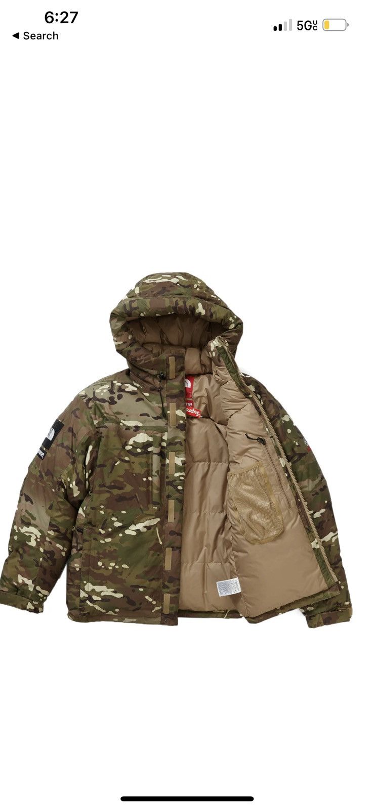 Supreme x The North Face Summit Series Rescue Baltoro jacket - Black