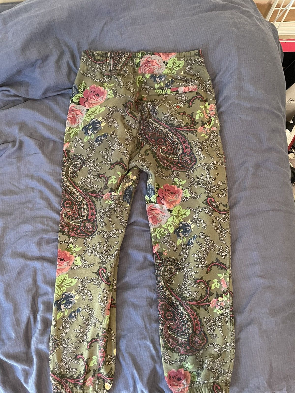 Noah Noah Paisley Sweatpants Green Medium Size US 32 / EU 48 - 2 Thumbnail