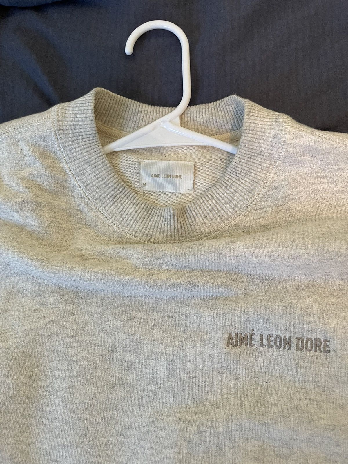 Aime Leon Dore Aime Leon Dore SS21 Uniform Crewneck Oatmeal Medium Size US M / EU 48-50 / 2 - 2 Thumbnail